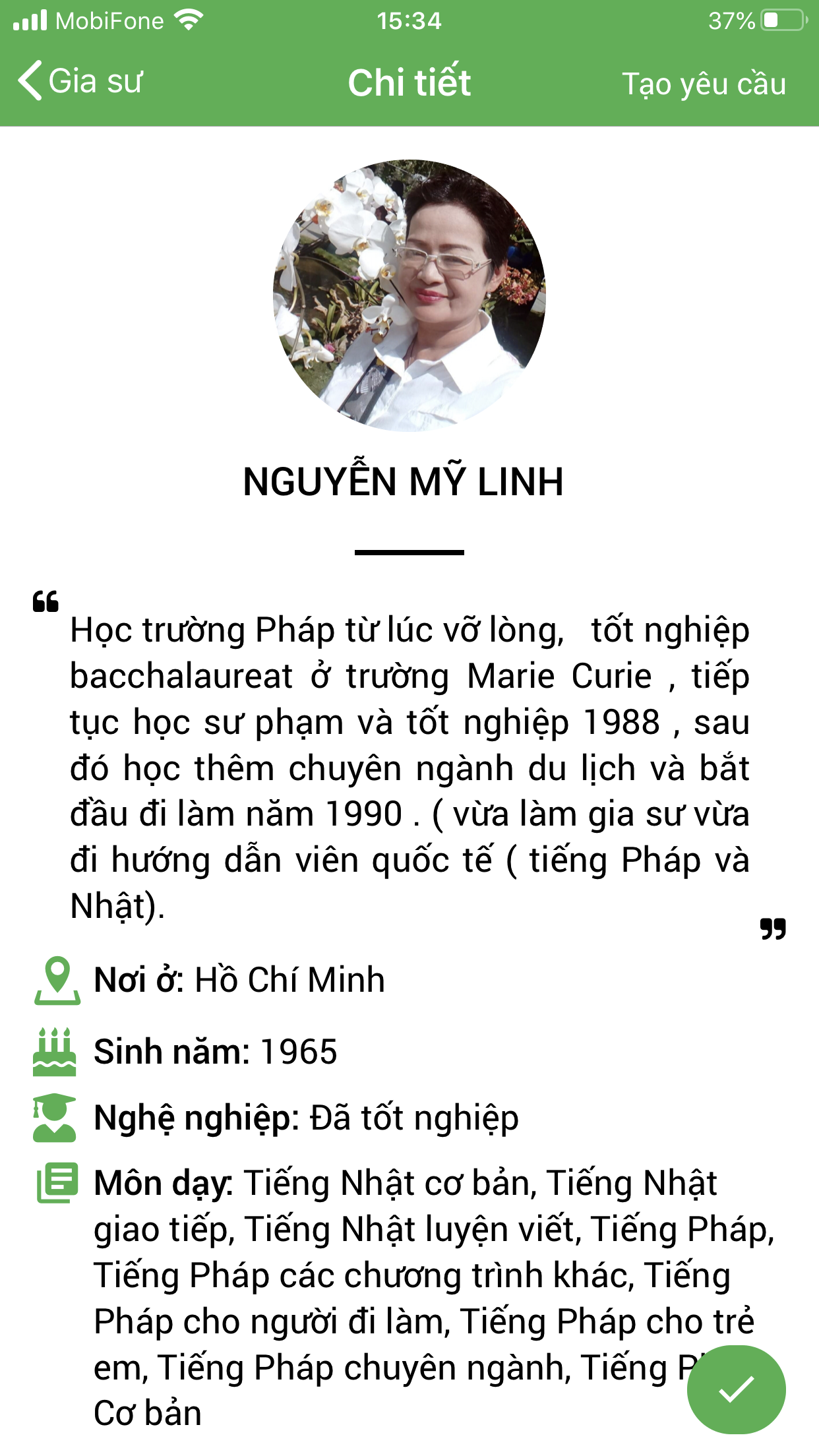 dạy kèm tiếng nhật